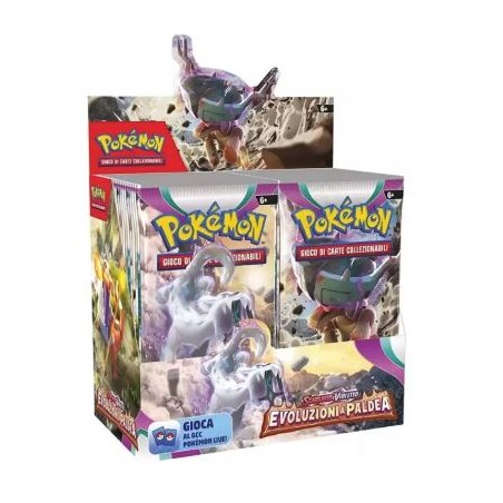 Pokemon - Scarlatto e Violetto - Evoluzioni a Paldea - Box 36 Booster (ITA)